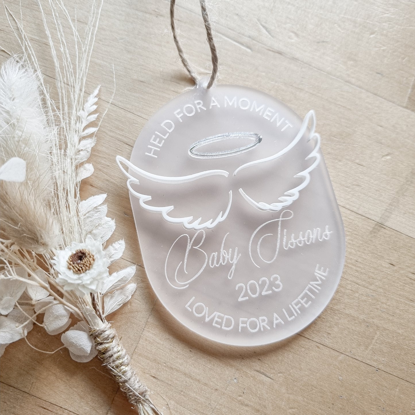 Oval Christmas Remembrance Ornament