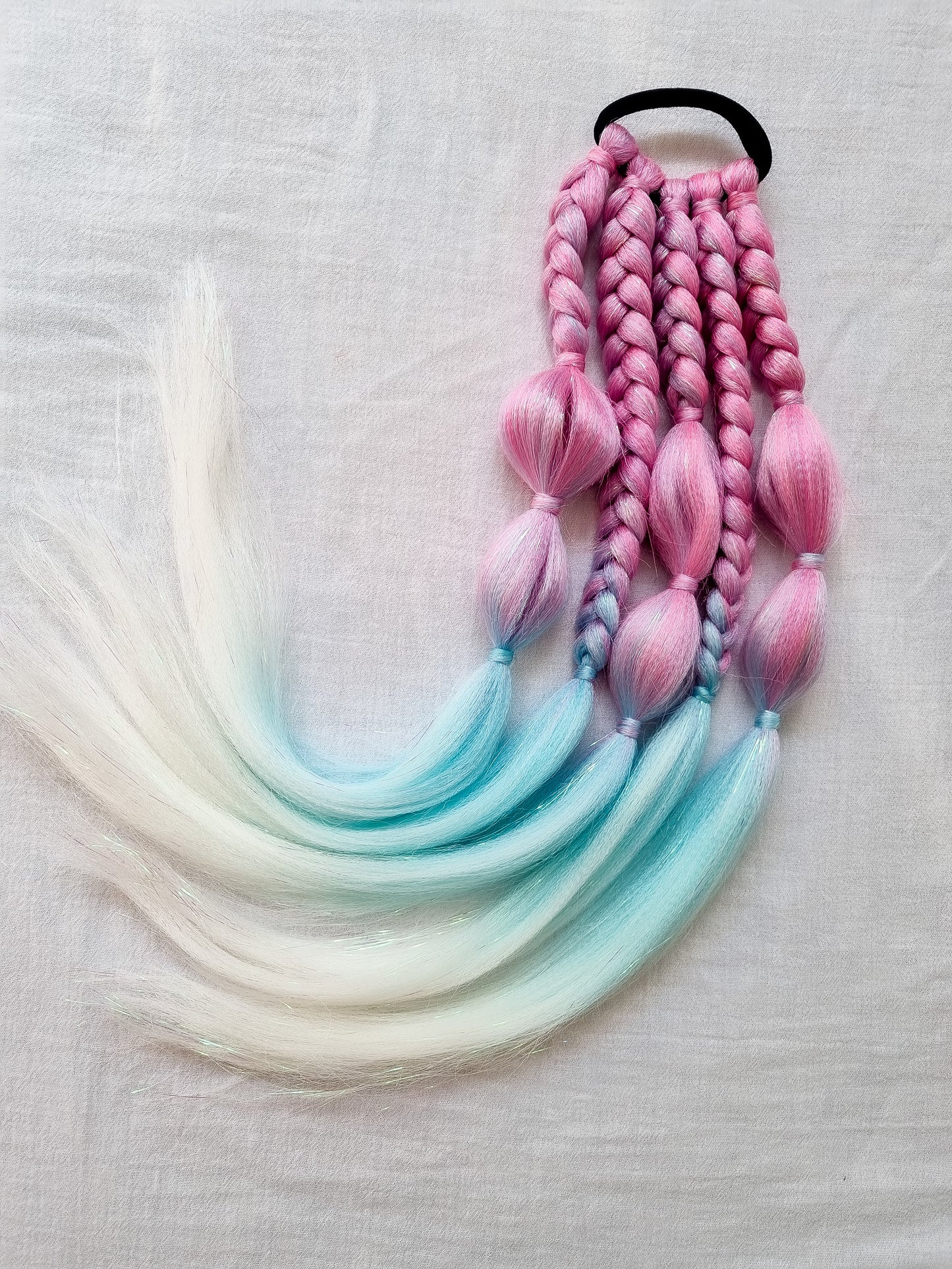 Mini Bubble-Braid Re-usable Hair Extension