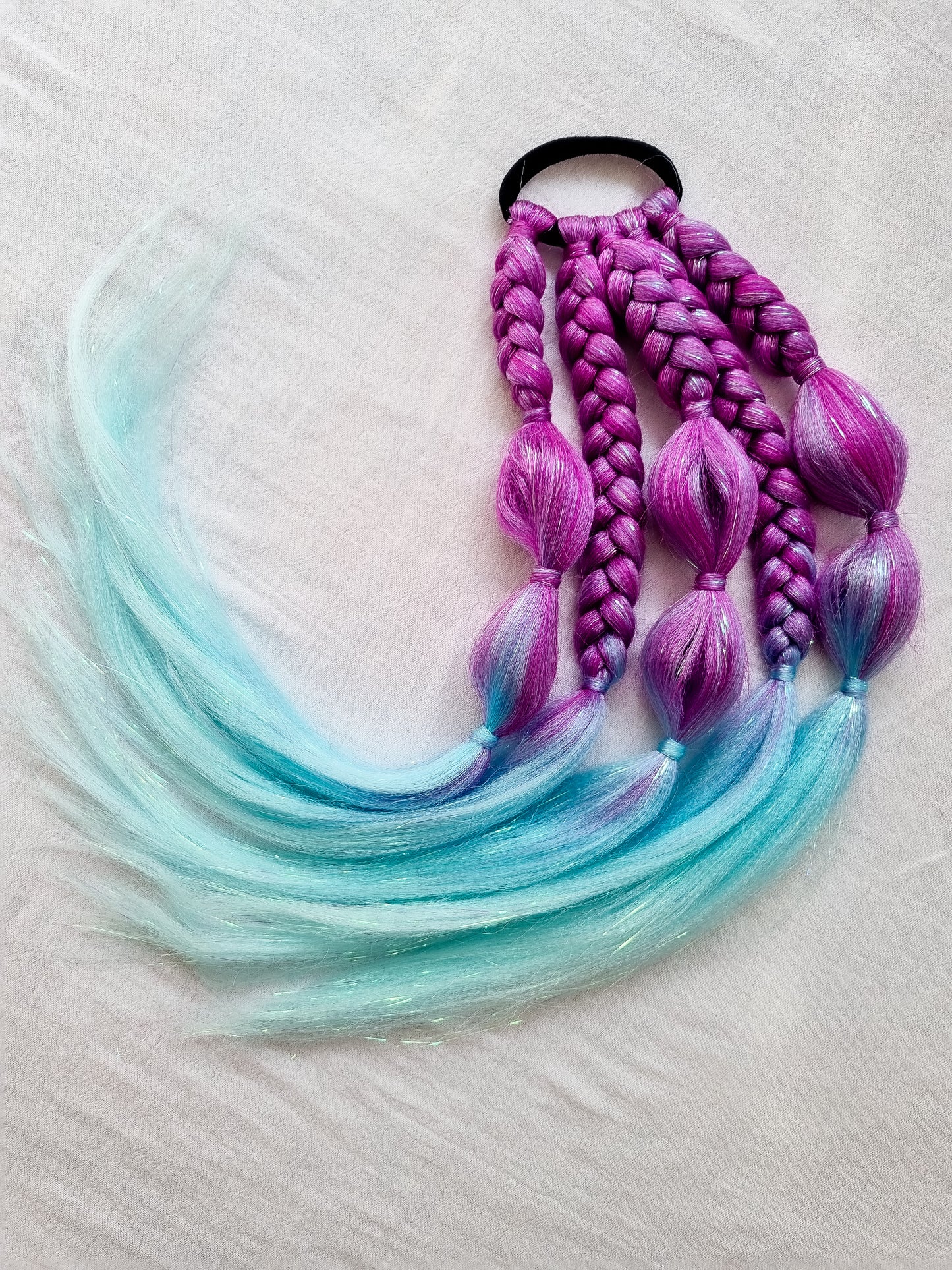 Mini Bubble-Braid Re-usable Hair Extension