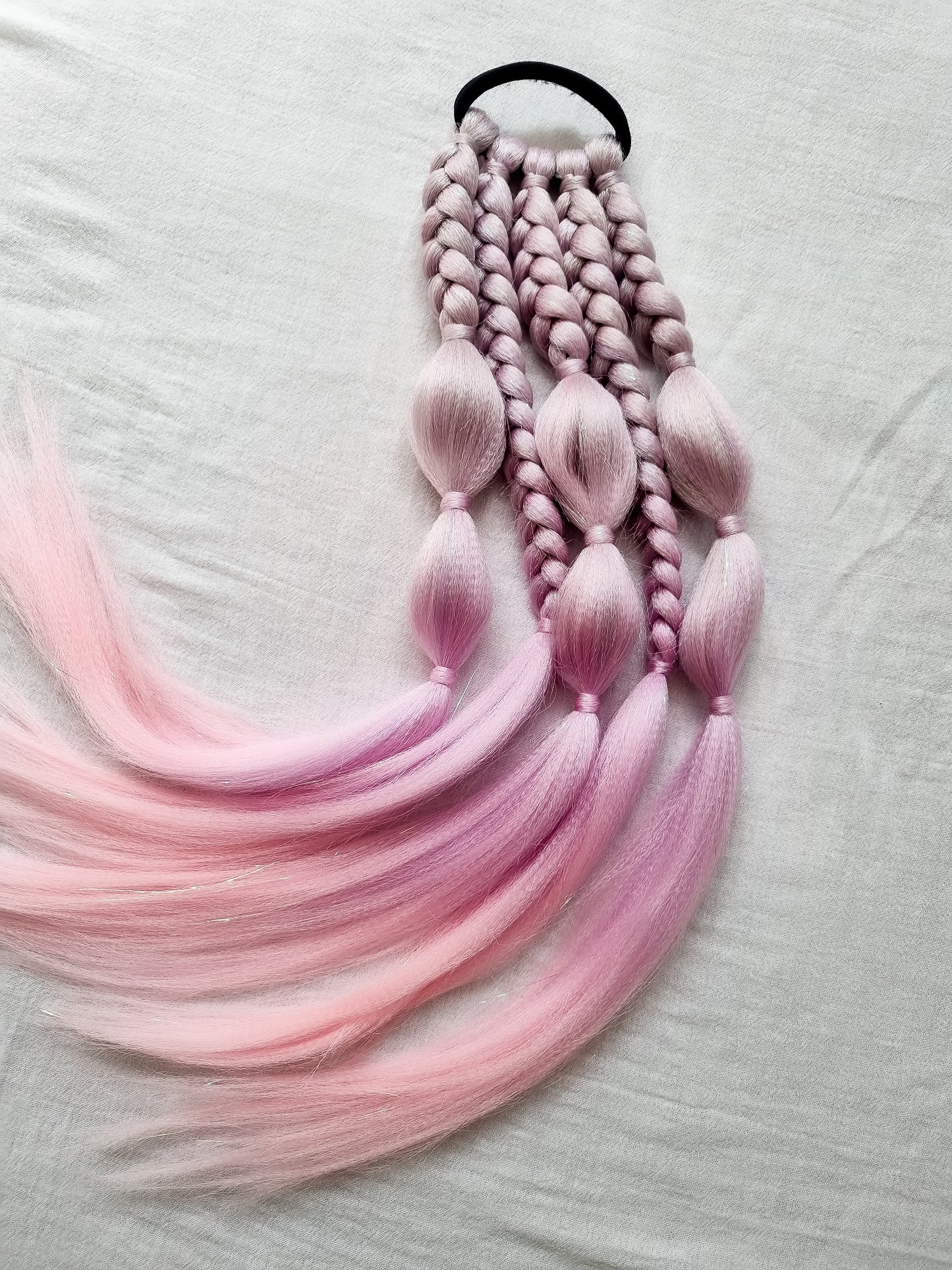 Mini Bubble-Braid Re-usable Hair Extension