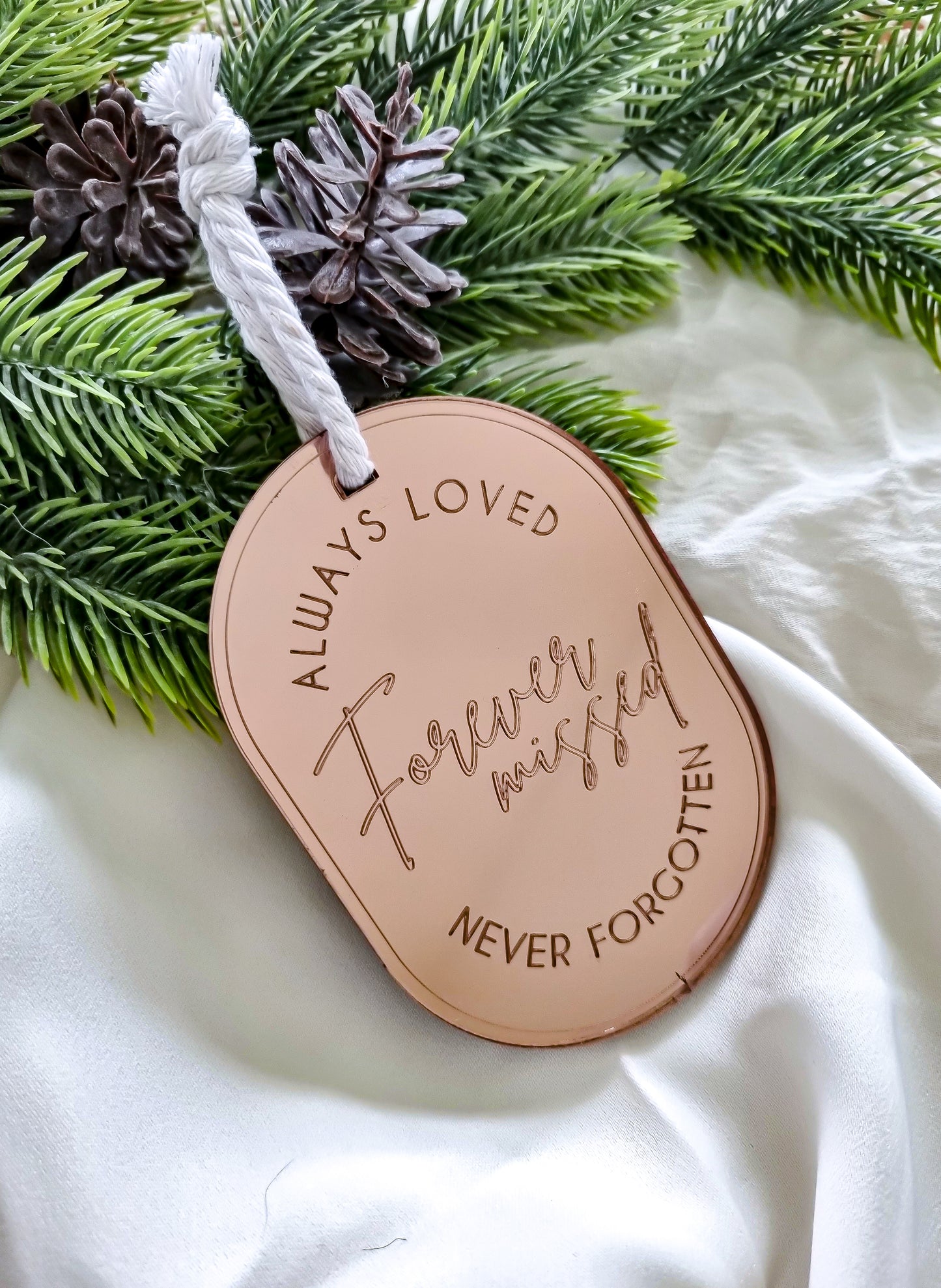 Memorial Ornament - Forever Missed