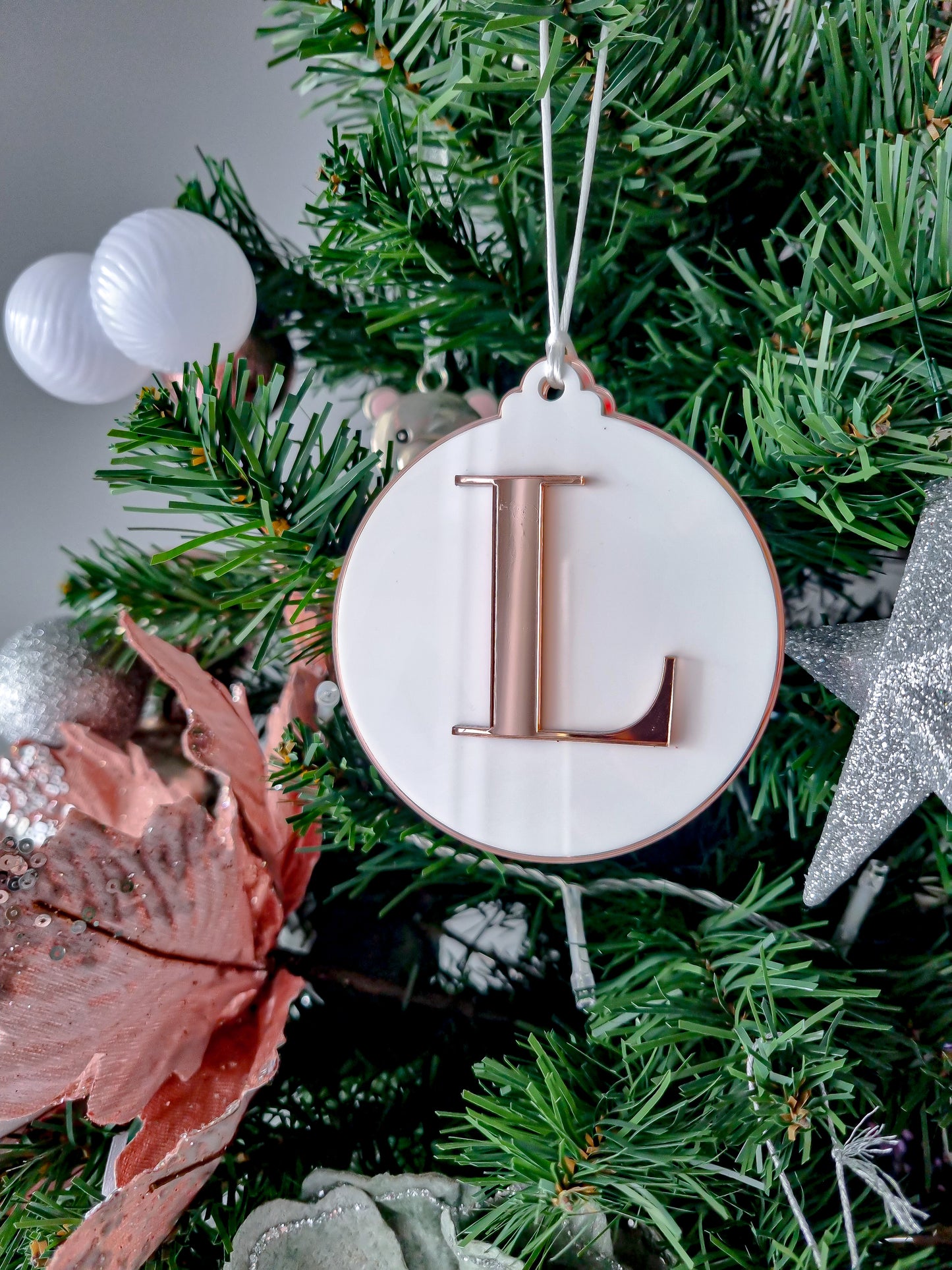 Mirror Alphabet Ornament - Triple Layer