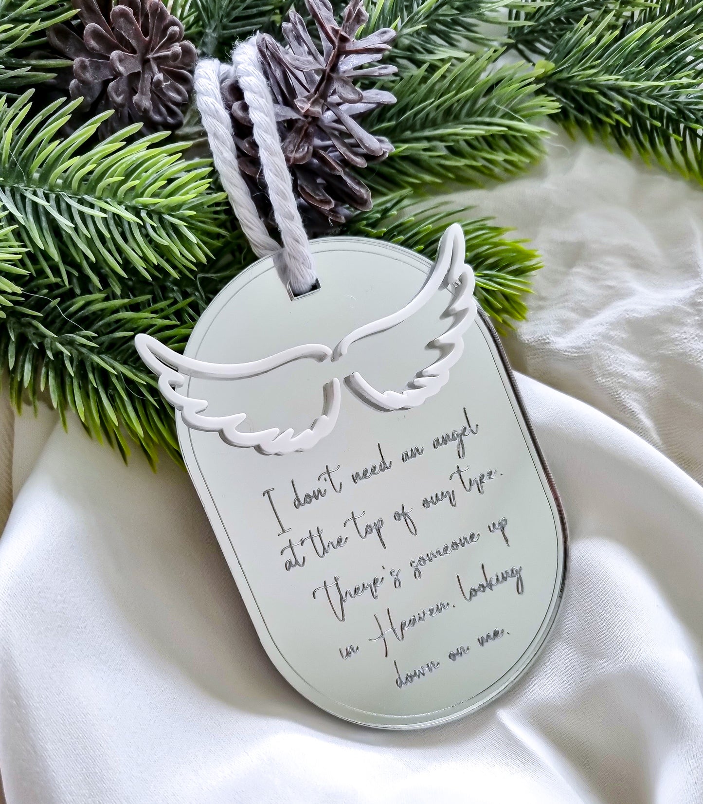 Memorial Ornament - Angel Poem