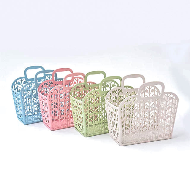 Pastel Coloured Retro Baskets