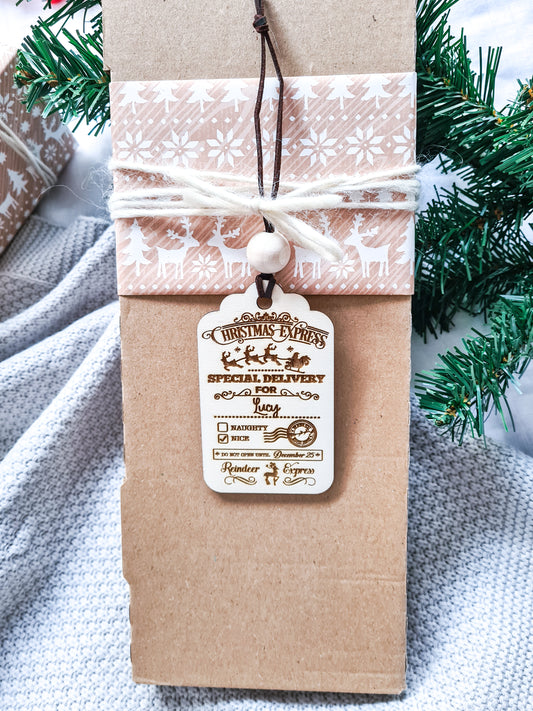 Personalised Santa Tag