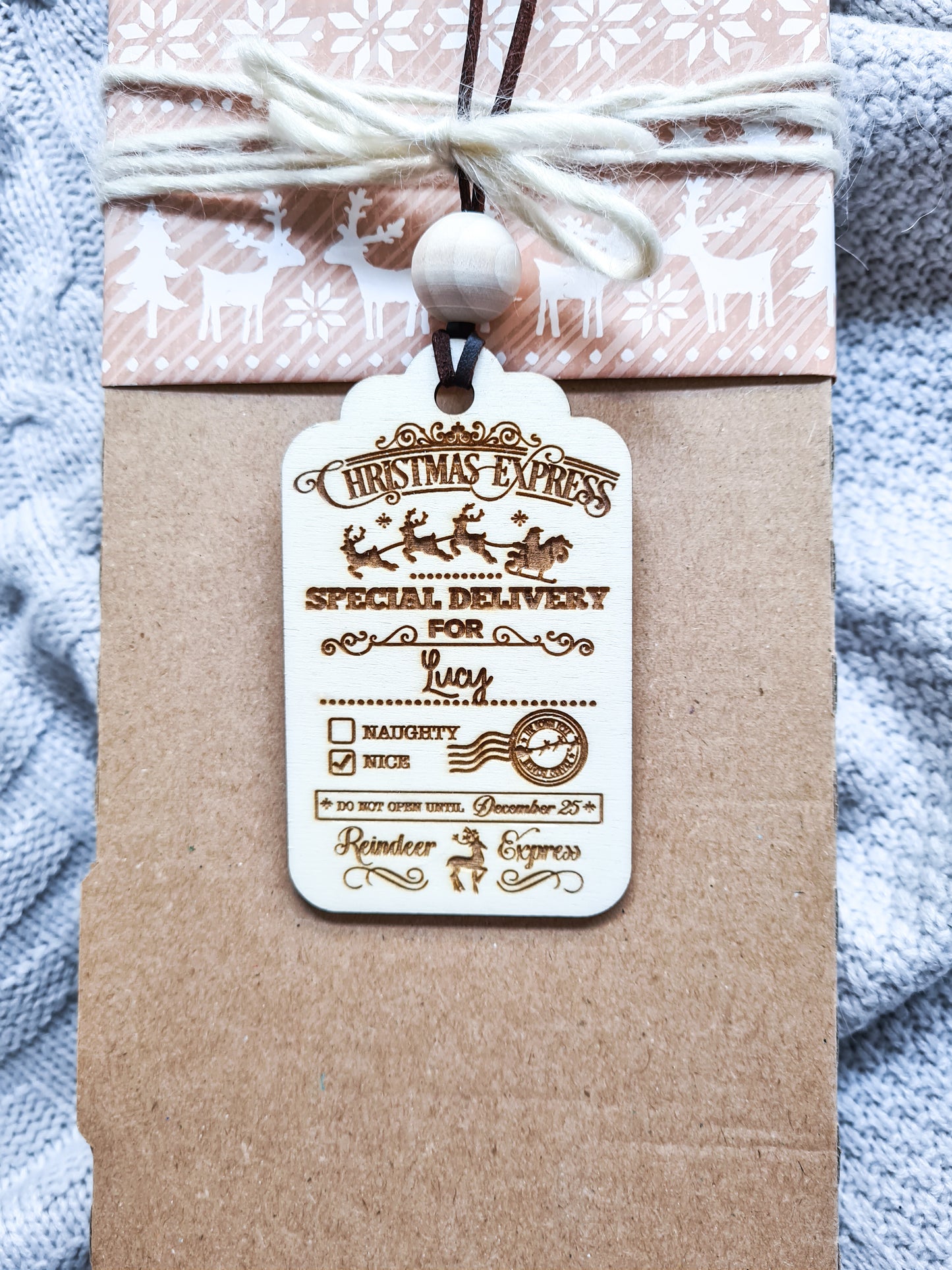 Personalised Santa Tag