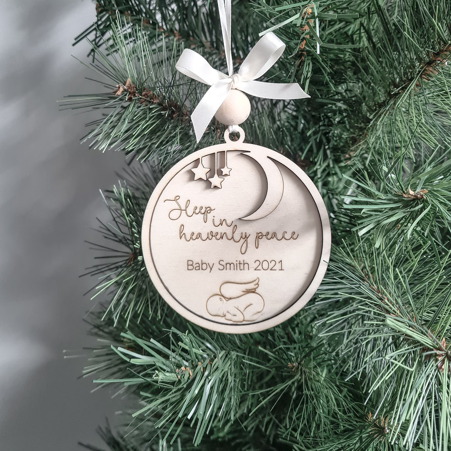 Sleep in Heavenly Peace Christmas Ornament