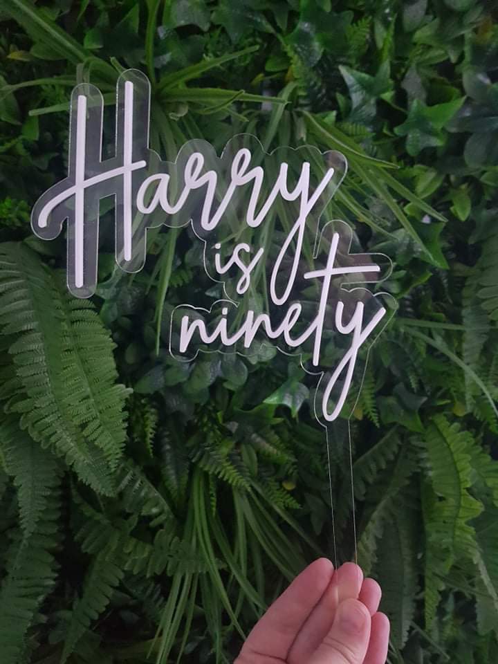 Floating Cake Topper